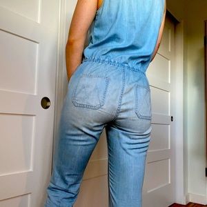 MOTHER denim jumpsuit